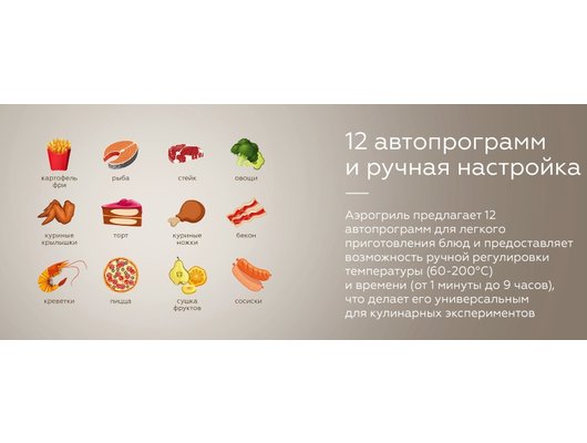 Аэрогриль BQ AF9012S Black